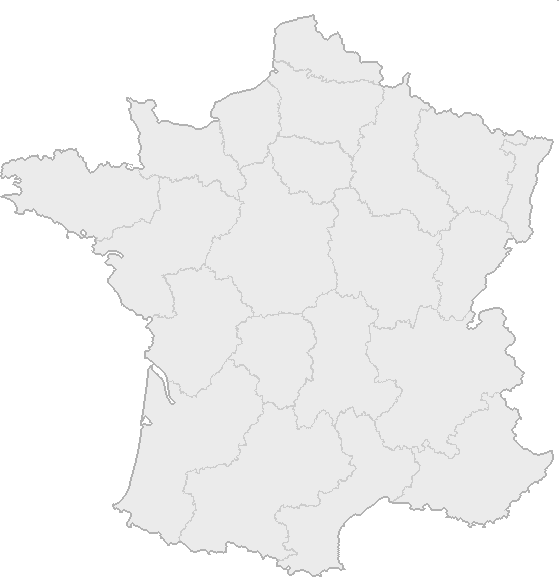 Situation géographique en France de l'Auberge des Salles dans les gorges du Verdon
